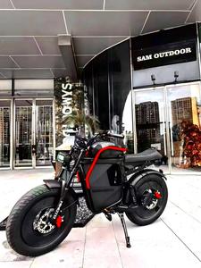 Motocicleta Eléctrica Vintage de Calle con Neumáticos Anchos, Todoterreno, para Adultos, con Doble Freno de Disco, para Viajes y Desplazamientos al Aire Libre, X11, Batería de Alta Capacidad - Product Image 3
