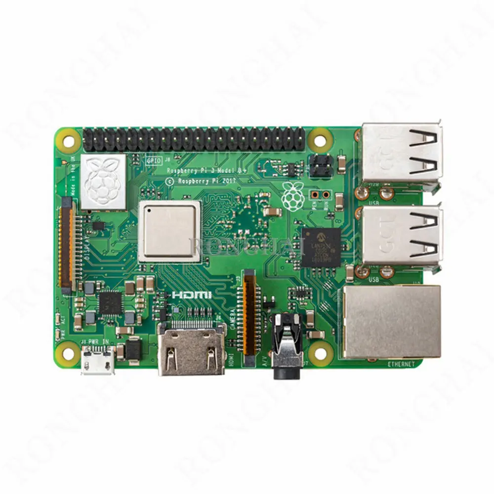 Official Original Onboard WiFi Blue-tooth 1.4GHz CPU 1GB SDRAM Programming Development Board Kit PI 3B+ Raspberry Pi 3 Model B+