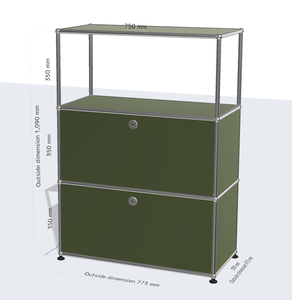 Vida de Lujo Redefinida: Colección de Gabinetes Modulares de Acero Inoxidable de Alta Resistencia, Capacidad y Ecológicos para Villas Modernas - Product Image 1