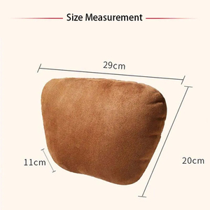 Coussin de nuque en matériau PU pour soulager les douleurs cervicales, support cervical pour siège de voiture avec housse lavable pour un design ergonomique - Product Image 6