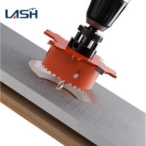 מקדח חורים חד ויציב בגודל 35-90 מ\"מ לפנסי תאורה, לפתיחת חורים מהירה וחלקה בעץ ובגבס - Product Image 2