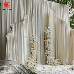 Arco de Metal Blanco Ondulado para Decoración de Bodas, Toldo, Chuppah, Mandap, Cortina de Fondo para Ceremonia de Graduación - Product Image 4