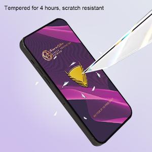 Protecteur d'<span class=keywords><strong>écran</strong></span> à couverture complète à grand arc antistatique en aluminium à haute teneur en aluminium pour Iphone 14 <span class=keywords><strong>11T</strong></span> 12T 13T Pro Film de verre trempé - Product Image 4