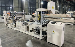 أحدث ماكينة صنع القطع الطي من النوع الجديد غير المنسوجة منشفة طباعة 3 ألوان - Product Image 3