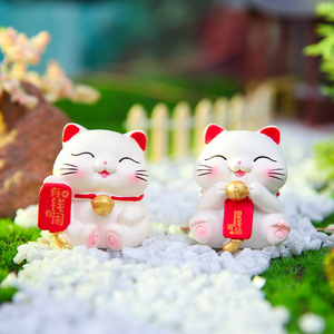 Nouvelle figurine de chat porte-bonheur pour console centrale de voiture, décoration intérieure, ornement de voiture - Product Image 3