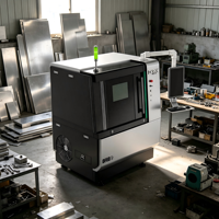 Machine de découpe laser à fibre de type portique Derek haute précision 1500W-3000W avec pince de fixation 600x600mm pour découpe CNC de métaux fins de 8mm