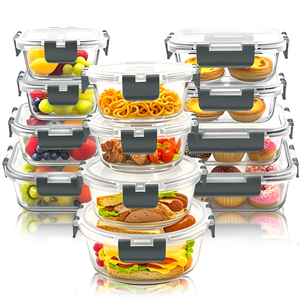<span class=keywords><strong>Contenitori</strong></span> in <span class=keywords><strong>Vetro</strong></span> <span class=keywords><strong>Sottovuoto</strong></span> Ecologici Senza BPA, Resistenti alle Alte Temperature, Lavabili in Lavastoviglie, Ideali per il Ritorno a Scuola - Product Image 4