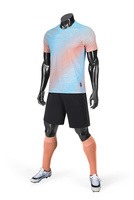 Neues Design Thailand Qualität Custom Hellblau Torwart Fußball Set Trikot