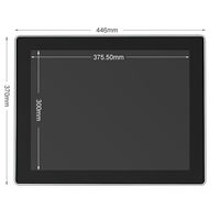 Custom 15,6 27 29 32 43 Inch Pantalla capacitiva integrada Panel de pantalla táctil industrial Marco abierto Montaje en pared Monitor LCD de escritorio
