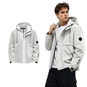 Veste parka matelassée isolée coupe-vent à col montant et capuche longue 2-en-1 pour homme, idéale pour les activités hivernales en extérieur - Product Image 3