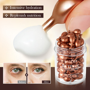 Cápsulas Reafirmantes Antiarrugas Multiefecto con Retinol, Crema Hidratante Rejuvenecedora de la Piel, Suero de Colágeno y Nicotinamida - Product Image 3