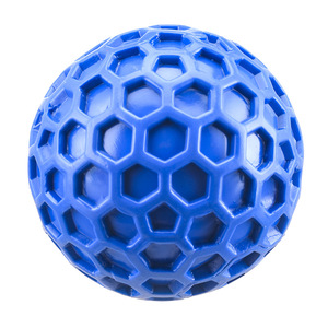 Jouet pour chien Aisenka Honeycomb Squeak Ball, durable, pour le nettoyage des dents, jouet auto-entretenant pour animaux de compagnie - Product Image 4
