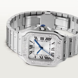 Montre automatique mécanique carrée pour homme, de haute qualité, en acier inoxydable, avec cadran en cristal saphir, aiguilles résistantes et bracelet. - Product Image 4