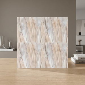 Carreaux de sol en céramique porcelaine mate style travertin Realgres 400x400mm antidérapants pour intérieur de villa - Product Image 3