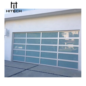 Hitech Cửa Đôi Nhà Để Xe Kính Hai Mặt 8X8 Màu Đen 9X7 Hiện Đại Cửa Nhà Để Xe Kính Toàn Bộ Có Thể Xếp Chồng Lên Nhau 10X8 - Product Image 6