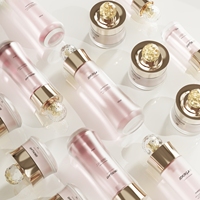 Lot de Bouteilles et Pots en Verre Cosmétiques Blancs de Luxe pour Soins de la Peau, Collection Emballage, Vente en Gros (40ml, 100ml, 120ml, 30g, 50g)