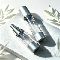 Vente en gros de flacons pulvérisateurs AS de qualité supérieure, 30 ml, 50 ml, emballage en plastique, conteneur cosmétique pour soins de la peau, en stock