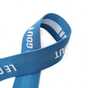 Wholesale Custom Design Polyester/Nylon Jacquard Logo <b>Elastic</b> Band Webbing Waistband Custom Thickness Custom Width Free Sample - Product Image 4