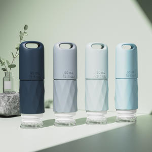 ชุดขวดซิลิโคนสำหรับเดินทางแบบ4-in-1กันการรั่วเครื่องสำอางดูแลเส้นผมและดูแลผิว - Product Image 3