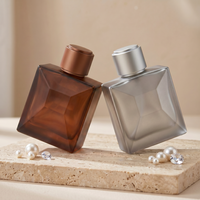 Flacon de parfum en verre givré moderne et unique, personnalisable, 80 ml, vente en gros Anding
