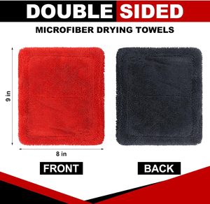 Serviette de séchage rapide en microfibre écologique VANTUR Y-261024-14 1400GSM 60x90cm pour lavage de voiture et usage domestique, forte absorption d'eau, tissée - Product Image 5