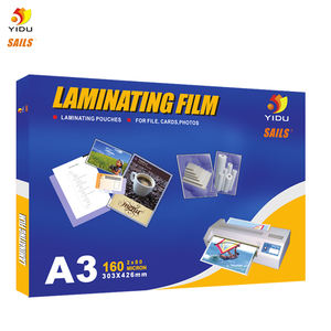 Film de plastification brillant A3, pochettes de plastification anti-bulles, film de plastification thermique mat 80 microns, 3 mil - Product Image 1