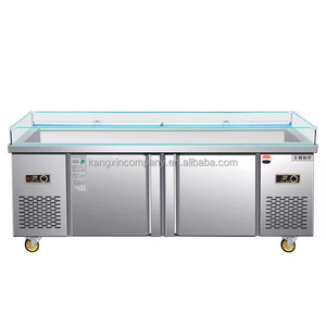 Table <span class=keywords><strong>de</strong></span> présentation <span class=keywords><strong>de</strong></span> poissons <span class=keywords><strong>de</strong></span> haute qualité, support supérieur pour aliments, portable, congelé - Product Image 3