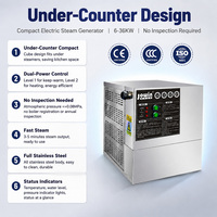 Generator Uap Sauna Modern 24 KW untuk SPA Bath, Boiler Uap 34kg/jam dengan Panel Kontrol Cerdas untuk Hotel, Spa, Sauna