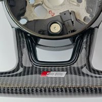 Style fibre de carbone, design sportif pour le volant de voiture, remplacez le modèle ancien par le nouveau pour Audi A8 A5 A4
