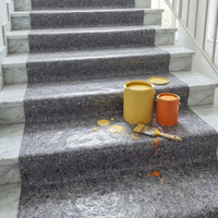 Rouleau de feutre robuste pour peintre, protection absorbante de surface, bâche de sol en polaire, tapis anti-poussière pour travaux de peinture et de construction
