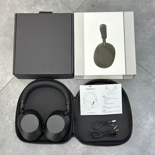 Air Phone Max ANC Noise-Canceling Wireless Over-Ear Headphones Portable Foldable MP3 Player with Microphone