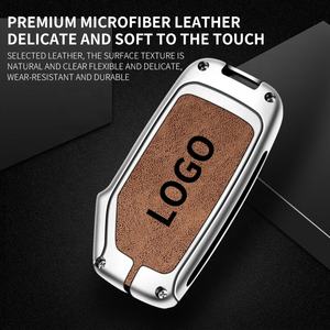 Coque de protection de clé de voiture de luxe en alliage de zinc et porte-clés Logo de voiture personnalisable Design de protection élégant pour couverture de clé de voiture <span class=keywords><strong>Kia</strong></span> - Product Image 2