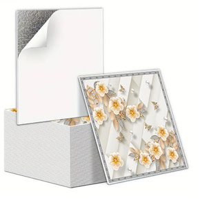 Papier peint auto-adhésif à motifs floraux, imitation carrelage céramique, autocollant mural imperméable pour crédence de <span class=keywords><strong>cuisine</strong></span> - Product Image 2