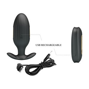 गुदा पिछवाड़े खिलौना Dildo 7 कंपन कार्यों 3 बिजली के झटके कार्यों बट प्लग जी-स्पॉट उत्तेजना - Product Image 6