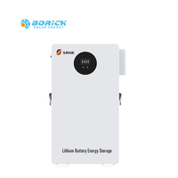 SRNE SE10B LiFePO4 51.2V 200Ah 10kWh Paket Baterai Penyimpanan Energi Surya dengan Pengontrol MPPT dan Inverter Gelombang Sinus Murni untuk Sistem Energi Rumah Tangga
