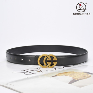 Thắt lưng nữ da bò thật <span class=keywords><strong>GG</strong></span> cổ điển, đa năng, trang trí, kiểu dáng mới dành cho người nổi tiếng trên mạng - Product Image 2