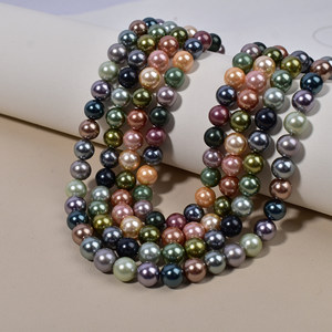 4mm 6mm 8mm 10mm 12mm Multi Colors Jewelry Imitation Shell <strong>Pearl</strong> <strong>Beads</strong> , Through Hole Premium Imitation Shell <strong>Beads</strong> - Product Image 1