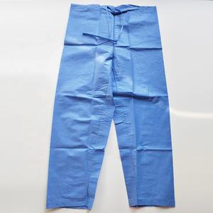 ชุดผ่าตัดผ้าใยสังเคราะห์สำหรับผู้ชายและผู้หญิงชุดขัดแบบใช้แล้วทิ้งคอกลม <span class=keywords><strong>spp</strong></span>/sms - Product Image 4