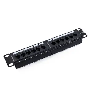 Network products cat5e unshielded 12 port patch panel