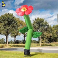 Tube gonflable de ciel de fleur de danseur d'air de Skyman de la fleur de l'événement extérieur