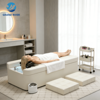 Fauteuil de lavage de cheveux et de spa japonais inclinable avec élévateur électrique pour salon de coiffure et pédicure