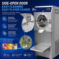 Yourtime 56L/h Machines à Gelato Automatiques Oceanpower 10 Programmes Congélateur à Glace Professionnel Machine à Crème Glacée et à Snacks aux Fruits Frais Dépose