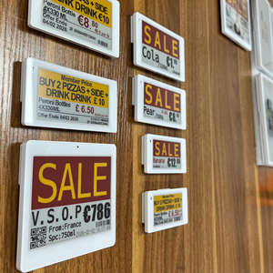 Nuevo Producto: Etiquetas Electrónicas de Precio con Pantalla de Tinta Electrónica de 4.2 Pulgadas, Bluetooth, API ESP32, ESL - Product Image 1