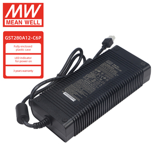 Meanwell GST280A12-C6P 12V 21A High Reliability Industrial Adaptor Universal <strong>Power</strong> <strong>Adapters</strong> <strong>Power</strong> Supply 12V - Product Image 1