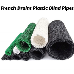 Drains français de drainage aquatique de haute qualité, tuyaux aveugles en plastique, caniveaux aveugles à noyau de filament perméable pour l'irrigation <span class=keywords><strong>agricole</strong></span> - Product Image 1