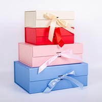Scatola Regalo di Lusso Personalizzata con Logo, Magnetica, Pieghevole, a Forma di Libro, in Cartone Rigido, Confezione in Carta Richiudibile
