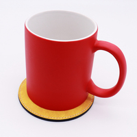Sous-verres de noël personnalisés de luxe, sous-verres en cuir pour boissons, imprimés personnalisés