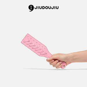 Fouet en cuir érotique SM pour frotter les fesses des femmes, fouet pour frapper les mains des femmes, outils de flirt pour couples en cuir. - Product Image 2