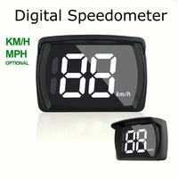 Compteur de vitesse GPS Plug and Play avec écran OLED HUD, affichage numérique KM/MPH pour voiture, moniteur tête haute noir, garantie 6 mois, 53-3