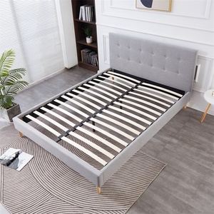 <span class=keywords><strong>Lit</strong></span> double minimaliste en lin italien avec cadre, <span class=keywords><strong>tête</strong></span> <span class=keywords><strong>de</strong></span> <span class=keywords><strong>lit</strong></span> capitonnée et rangement relevable à vérins, disponible en tailles Queen/King, <span class=keywords><strong>lit</strong></span> rembourré et moelleux - Product Image 3